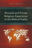 Personal and Private Religious Experience in the Biblical Psalms