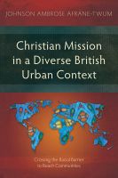 Christian Mission in a Diverse British Urban Context