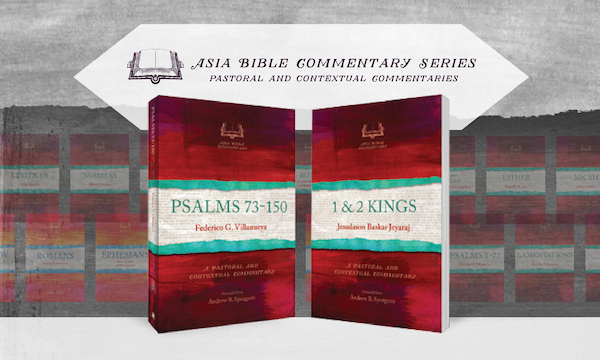 The Asia Bible Commentary Series. Featuring covers for Psalms 73–150 and 1 & 2 Kings